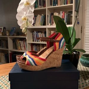 Size nine wedges.